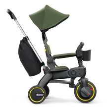 Doona Liki Trike S3 Desert Green – Kompaktowy składany rowerek trójkołowy 5 w 1 – Odpowiedni dla małych dzieci w wieku od 10 do 36 miesięcy