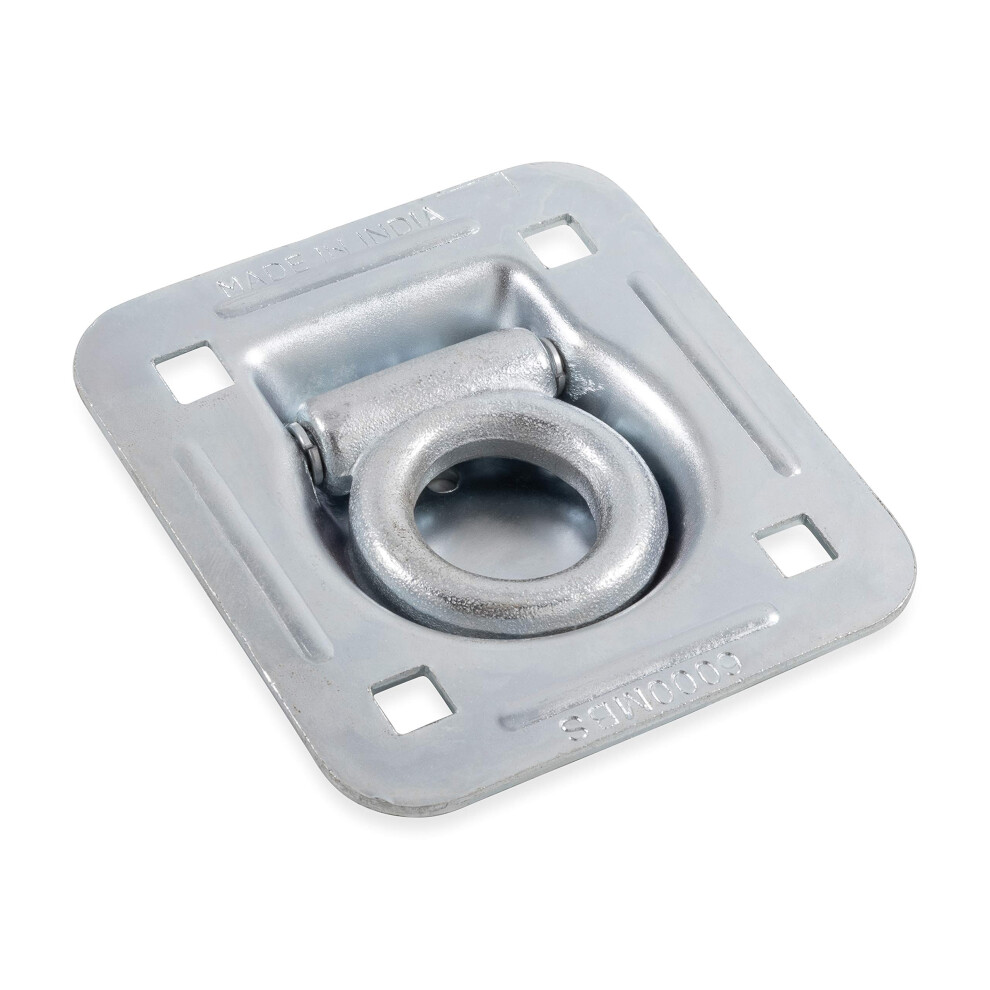 Camco Boar Recessed Trailer Floor Anchor A Convenient Anchor Point For Securing Ropes Bungee Cords & Straps On Trailers Features A 2 000 Lb. Black 014717661300