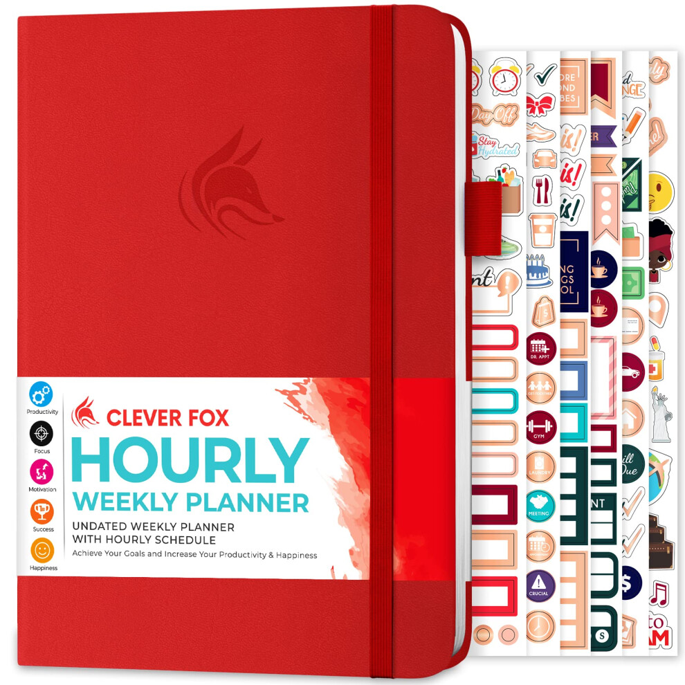 Clever Fox Planner Schedule - Agenda hebdomadaire et mensuel avec calendrier