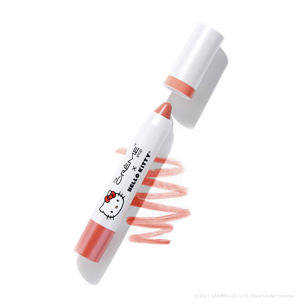 The Crme Shop Peach X Hello Kitty Hello Lippy Moisturizing Tinted Lip Balm Pout