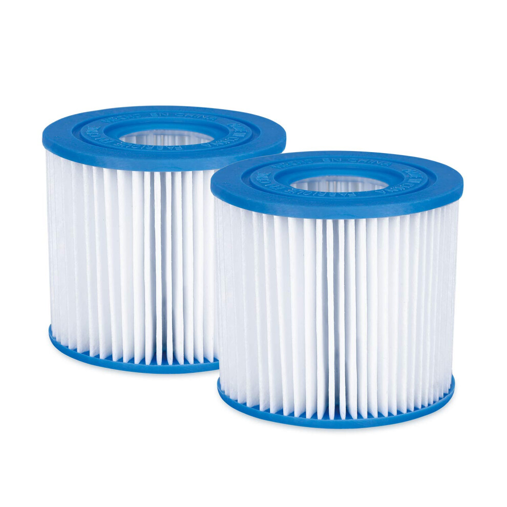 Cartouche filtrante de remplacement pour piscine hors sol Lark (type D) pour syst   mes de filtration Summer Waves et de 600 gallons (paquet de 2)