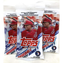 Topps 2021 Serie 1 Baseball Fat Pack (3 confezioni)