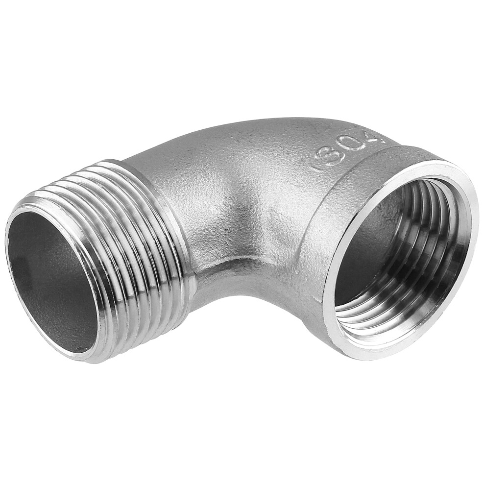 Bonsicoky 2 Pezzi Gomito Stradale A 90 Gradi, 1"""" Npt Maschio X Femmina Raccordi Per Tubi Stradali In Acciaio Inossidabile 304