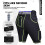 Exxact Sports Touchdown 5-Pad Νεανικό Κολάν Ποδόσφαιρου - Μαύρο Compression Shorts με Θέση Στήριξης 4