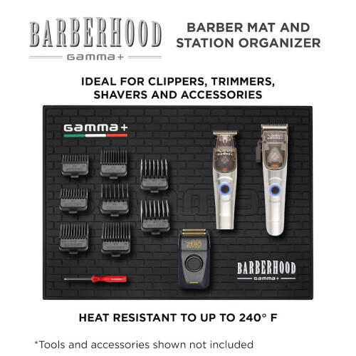 Tappetino Professionale GAMMA+ per Salone e Barbiere e Organizer per Strumenti Caldi 1