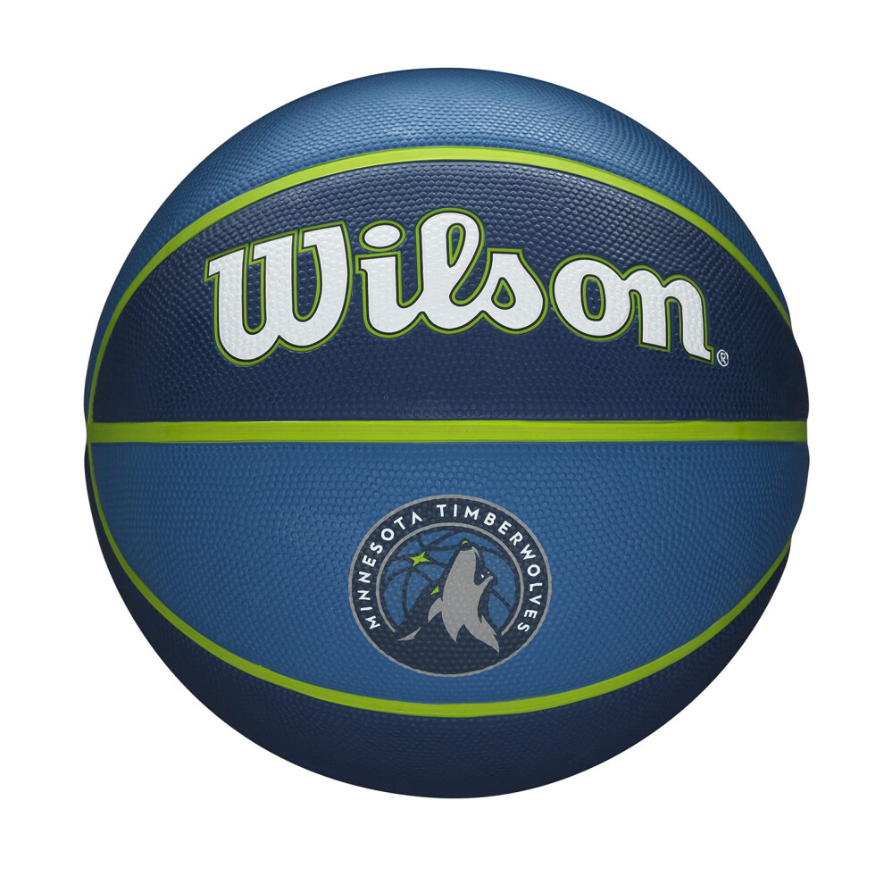 Photos - Basketball Wilson NBA Team Tribute  - Size 7 - 29.5 Minnesota Timberwolves WTB1300IDMIN 