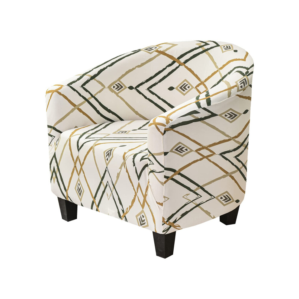 Housse de fauteuil club NILUOH, housse de fauteuil extensible, housse de canap   , protection de meubles pour salon (17)