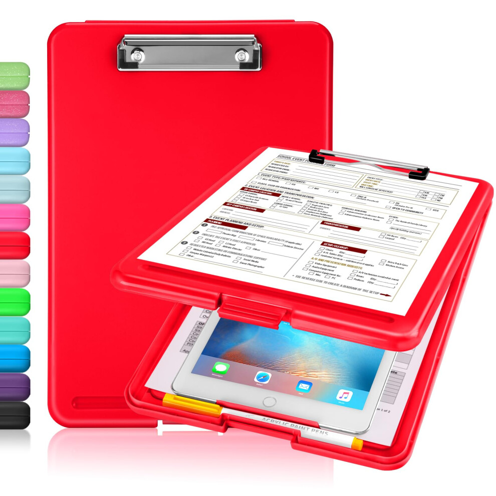 Portablocco Sooez Con Contenitore Portablocco In Plastica Con Clip A Basso Profilo Portablocco Per Infermieristica Resistente Portablocco Pieghev