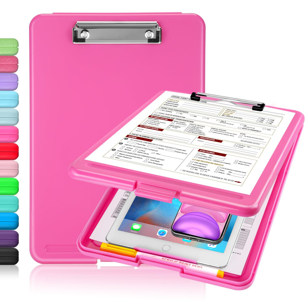 Portablocco Sooez Con Contenitore Portablocco In Plastica Con Clip A Basso Profilo Portablocco Per Infermieristica Resistente Portablocco Pieghev