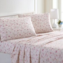 Modern Threads Printed 4-Piece Extra Soft Bedding Sheets & Pillowcase Set Deep Pocket up to 16 inch Mattress Kashmir Rose Cal King