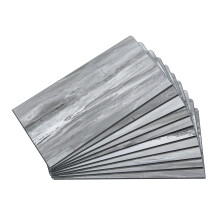 Palisade 23.2 in. x 11.1 in. Interlocking Vinyl Waterproof Wall/Backsplash Tiles for Kitchen or Bathroom in Hermitage Granite 10 Pack
