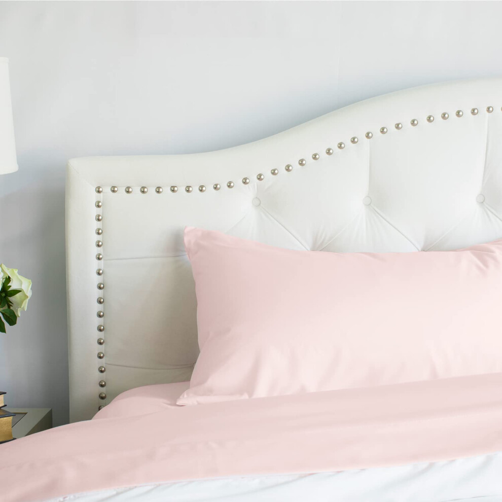 Parure de draps PeachSkinSheets rose bonbon - Douceur 1500 fils - Draps extra doux et rafra   chissants pour les dormeurs chauds et les transpirati