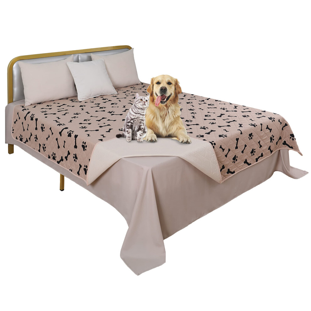 Nanbowang Waterdichte Dekens Voor Grote Honden Hondenbedhoezen Waterabsorberende Trainingsmatten (6882 Beige)-image