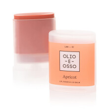 Olio E Osso - Bαlsamo natural para labios y mejillas | Belleza limpia natural no tσxica (LAB 1 Albaricoque 0.35 oz | 10 g)