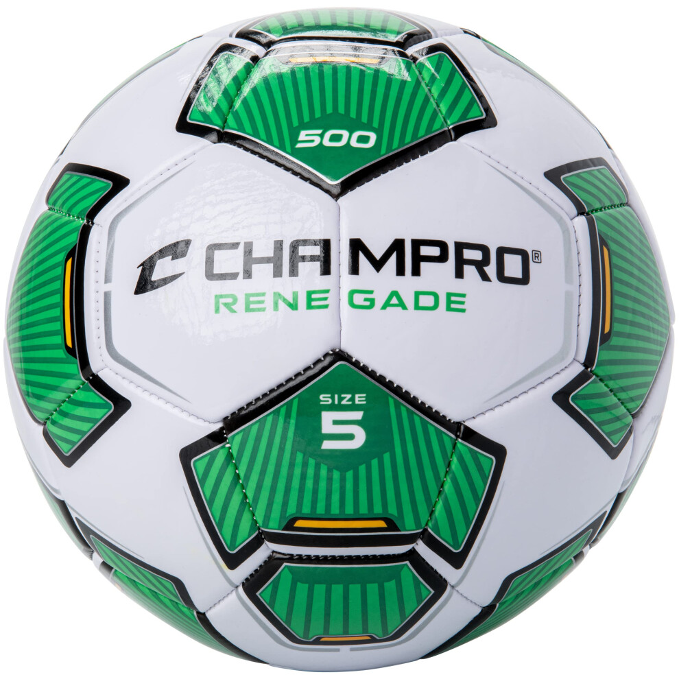 Champro Renegade Soccer Ball Size 5 Optic Green