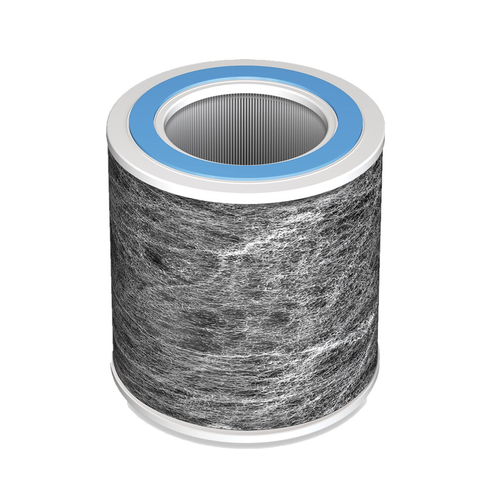 Photos - Air Purifier SHARK HE1FKPET  Replacement Filter with Anti-Allergen HEPA Advanced Odor Lock Compatible with HP100 Series White 