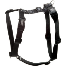 Blue-9 Buckle-Neck Balance Harness fuldt tilpasset pasform No-pull sele Ideel til hundetræning og lydighed lavet i USA Black X-Small