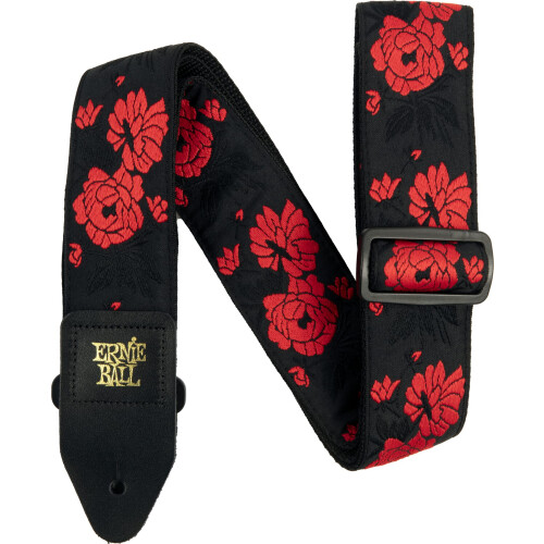 Ernie Ball Jacquard Guitar Strap Tango Rose (P05335) 1