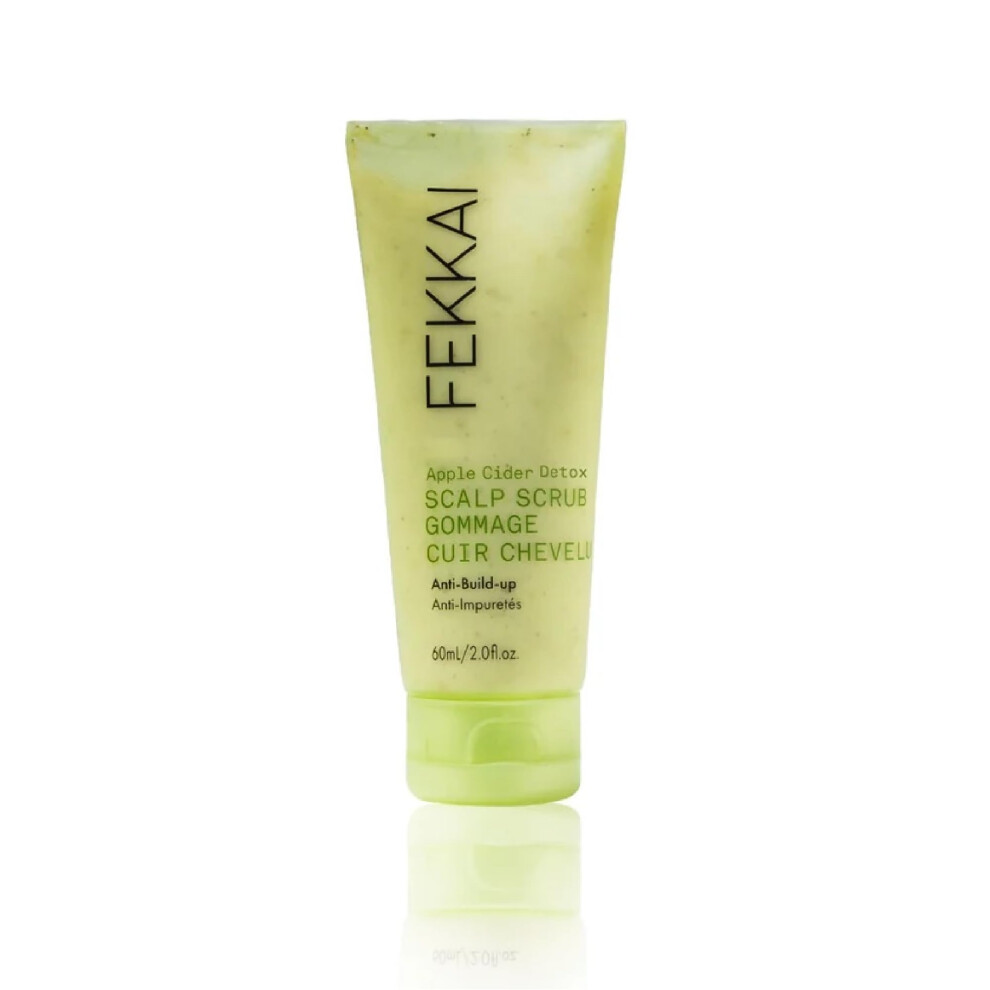 Fekkai Apple Cider Detox Clarifying Scrub - 2 Oz - Scalp Treatment - Removes Build-Up & Exfoliates - For All Hair Types - Vegan Cruelty-Free