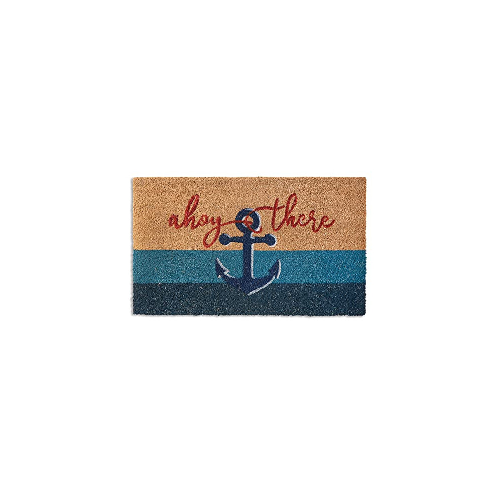 Ahoy There Nautical Doormat