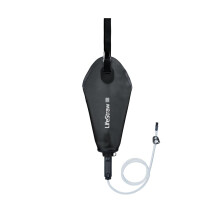 Syst me de filtration d'eau par gravit compact LifeStraw Peak Series ; 3 L ; Gris fonc