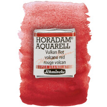 SCHMINCHE - Horadam Aquarell Super Granulation 14 913 044 Volcano Red 1/2 pannor Mycket starka granulerande frger Finaste supergranulerande akva