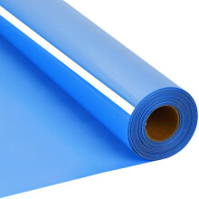RENLITONG Vinilo termoadhesivo HTV azul lago, rollo de 12 pulgadas por 50 pies, vinilo de transferencia de calor HTV para camisetas, rollos de vi
