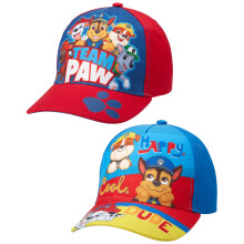 Nickelodeon Paw Patrol honkbalpet voor jongens - 2-pack Chase Marshall Rubble hoed met gebogen rand en band aan de achterkant (2T-7) maat 2-4T Paw Pat