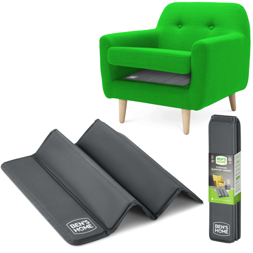 Coussin de soutien pour fauteuil inclinable BEN'SHOME Lifetime [50 x 50     58 cm] - Panneau en bois massif robuste de 1,3 cm d'   paisseur pour une