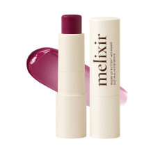Melixir Vegan Lip Butter Mothers Day Gifts Wine Stain(Tinted) (+17 more colors) 0.13oz Bee Free Petrolatum Free Deep Nourishing Plant-Based Vegan