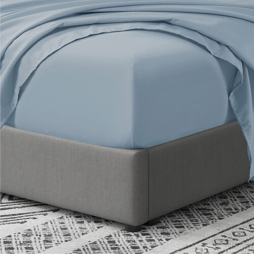 Cathay Home Lençol Ajustado - Extra Macio - Resistente a Rugas e Desbotamento - 21" Profundidade Extra 2