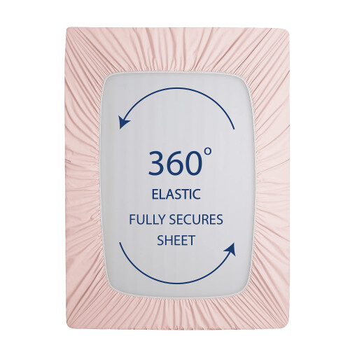 Lençol Ajustado Cathay Home Twin XL - Ultra Macio - Resistente a Rugas e Desbotamento 2