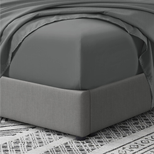 Lençol Ajustado Cathay Home - Ultra Macio - Resistente a Rugas e Desbotamento - 21" Profundidade Extra 2