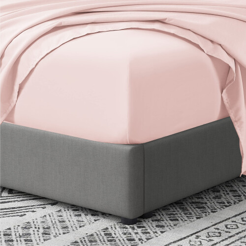 Cathay Home Lençol Ajustado - Ultra Macio - Resistente a Rugas e Desbotamento - 16" Fundo Profundo 2