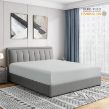 Cathay Home Lençol Ajustado Queen - Ultra Macio - Resistente a Rugas e Desbotamento - 14"