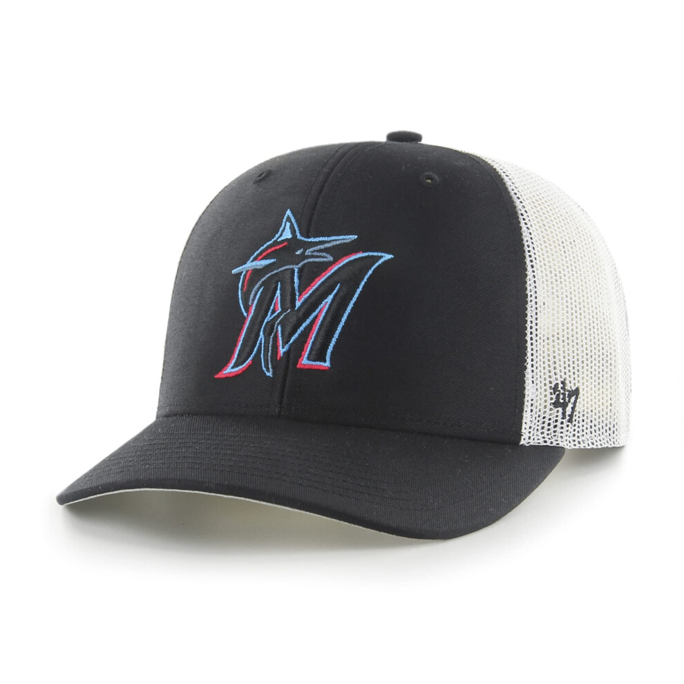 Miami Marlins '47 Trucker Osf / Black / A-image