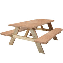 KENOBEE 8ft Picnic Table and Bench Fitted Cover 96 Flannel Backing Elastic Edge Waterproof Wipeable Plastic Cover Fitted Viny