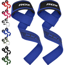 RDX Cinghie da polso per sollevamento pesi 5 mm in neoprene imbottito antiscivolo 60 cm Supporto per barra a mano Impugnature Attrezzatura per al