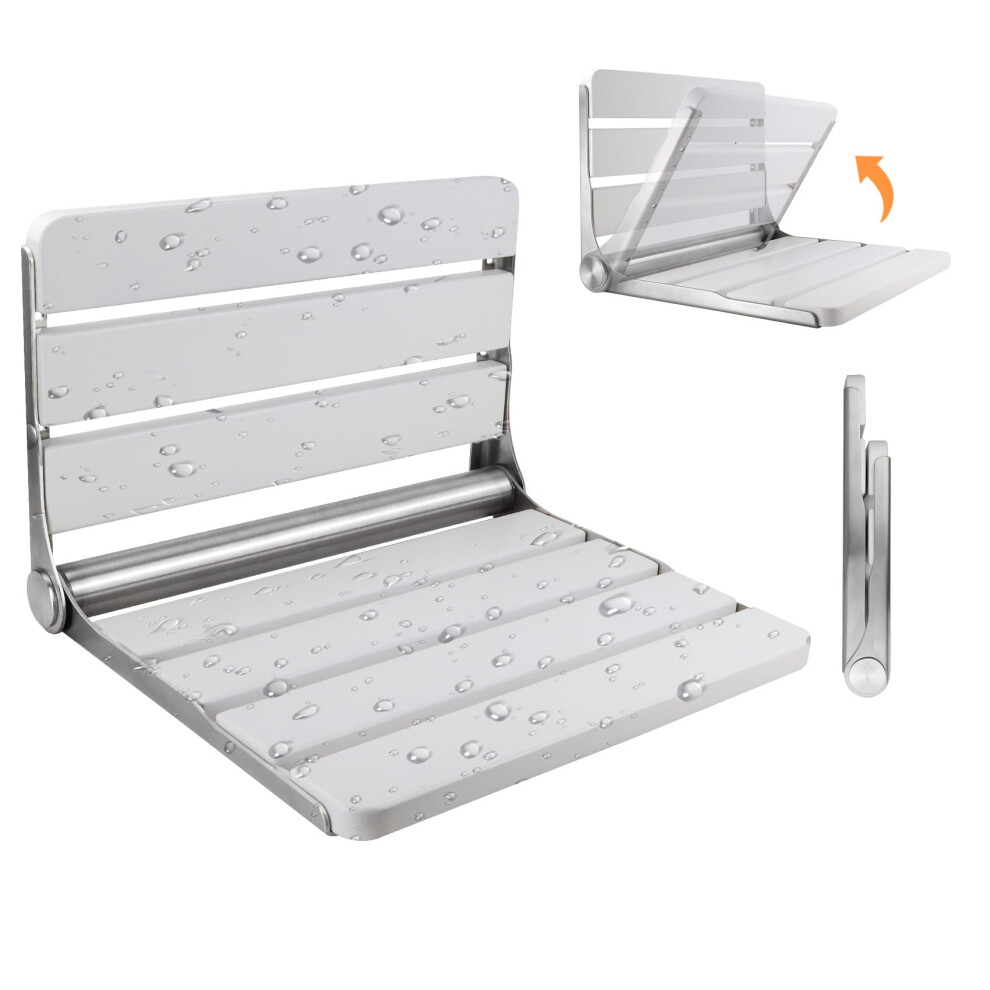 Siège de douche pliant en teck, siège de douche mural rabattable, banc de douche pliable, siège de douche en teck pour soins à domicile, pour dou