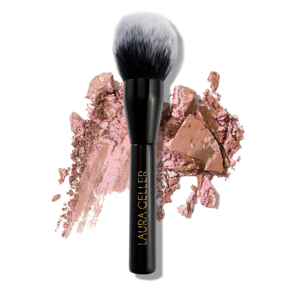 LAURA GELLER NEW YORK Classic Bronzer Brush | Fluffy Powder Brush Contour & Define Vegan Bristles