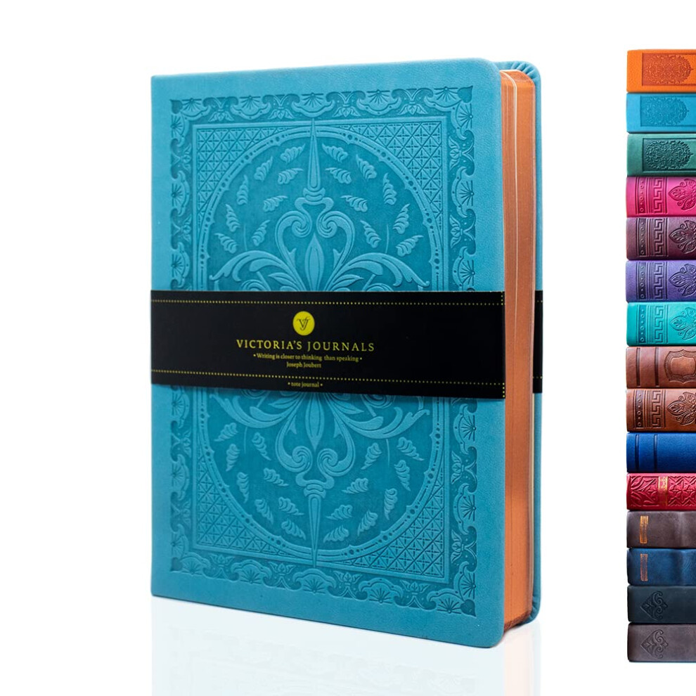 Victoria's Journals Kunstleren Vintage Journal Harde Kaft Gelinieerd Notitieboek-image