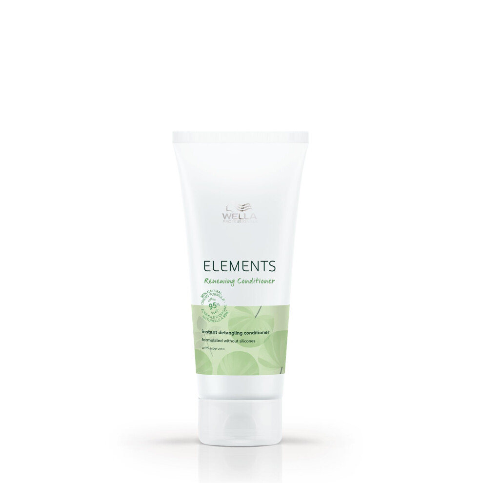 Wella Professionals Elements Gentle Renewing Conditioner| Gentle  SiliconeFree | Instant Detangling Conditioner| For All Hair Types| 6.7 Fl Oz