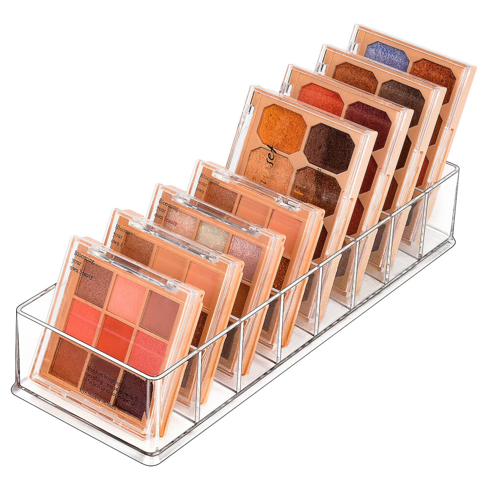 JessLab Organiseur acrylique 8 compartiments Cube Organiseur de maquillage pour tiroir Organiseur de maquillage pour meuble-lavabo Comptoir Salle de b