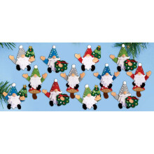Proiectare lucrari Gnomes Felt & Sequin Kit