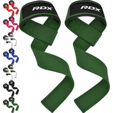 RDX Cinghie da polso per sollevamento pesi 5 mm in neoprene imbottito antiscivolo 60 cm Supporto per barra a mano Impugnature Attrezzatura per al