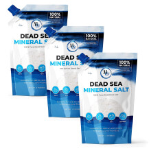 Marco Esra Dode Zee Zout - Dode Zee Zouten voor Soaking, Mineraal Zout voor Bad, Spa, Douche - Pure en Natuurlijke Badzout