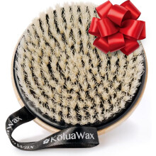 KoluaWax Perie de exfoliere Scrubber pentru corp pentru periaj umed sau uscat Pregatire pentru epilare pentru piele ?i par ncarnat Perii moi pen