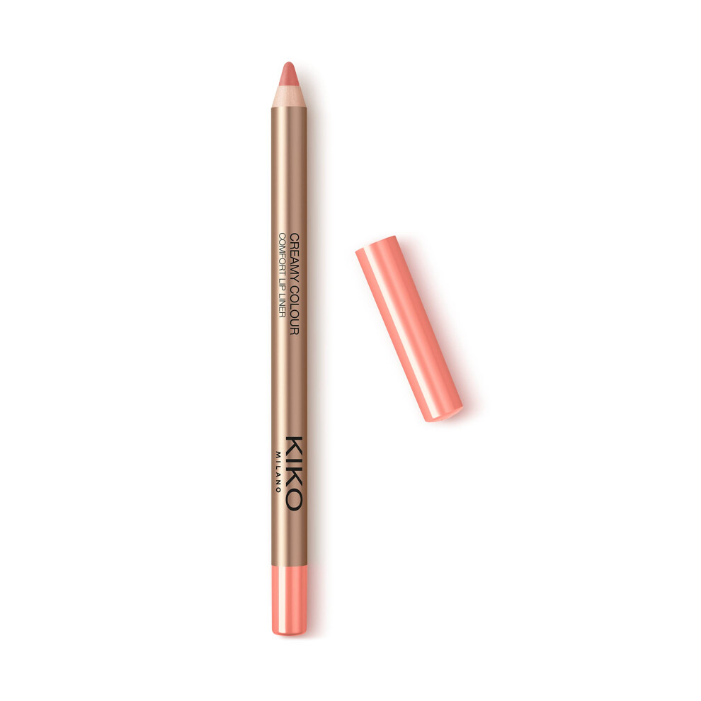 Kiko Milano Creamy Colour Comfort Lip Liner 01 | Longlasting Lip Pencil