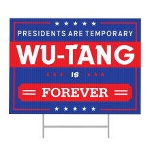 SignPro Forever Yard Sign | Presidents är Temporära | 24" x 18" Corrugerat Plast Ute-Skylt