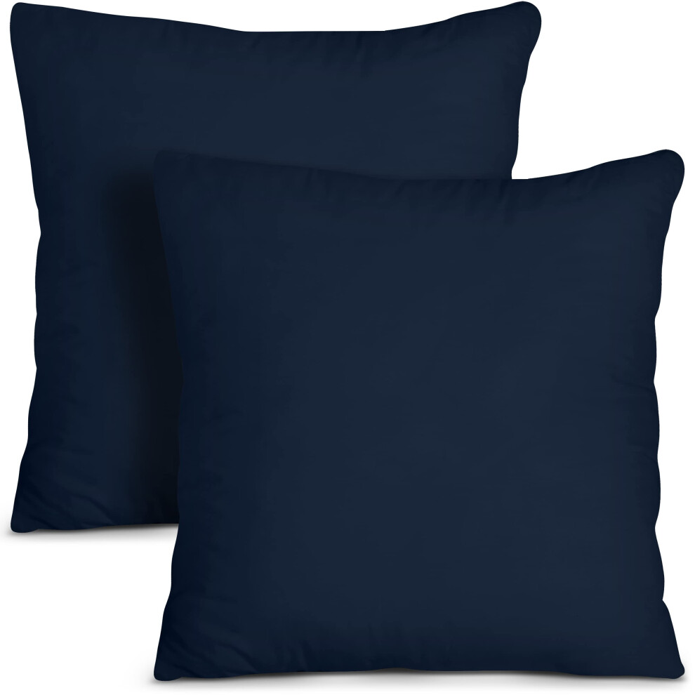 Coussins d   coratifs d'int   rieur Utopia Bedding (lot de 2 bleu marine) - 50 x 50 cm